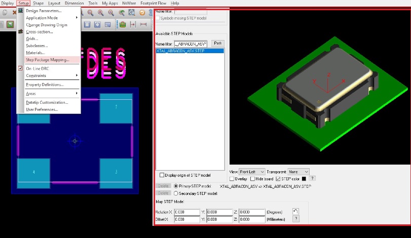 IMPORTING PCB LAYOUT 3D MODEL
