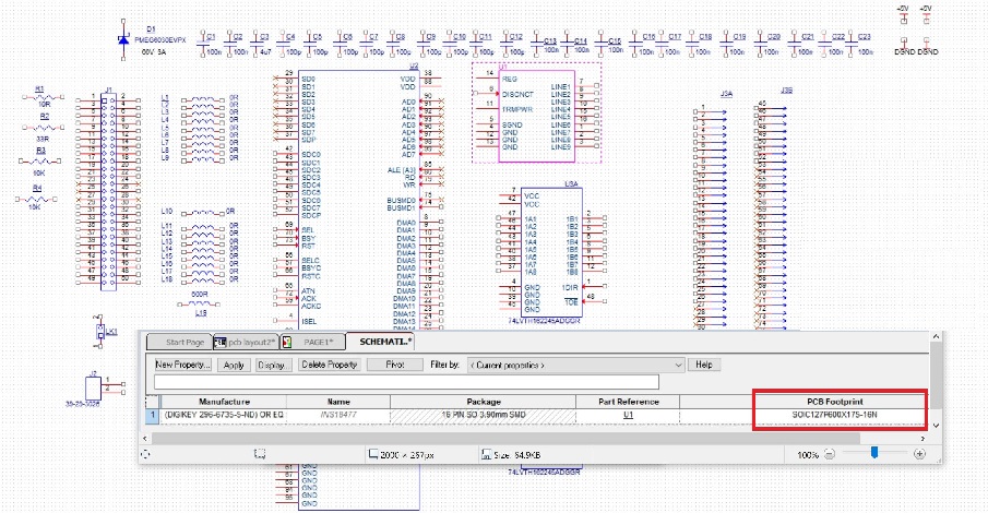COMPONENT PACKAGE SELECTION